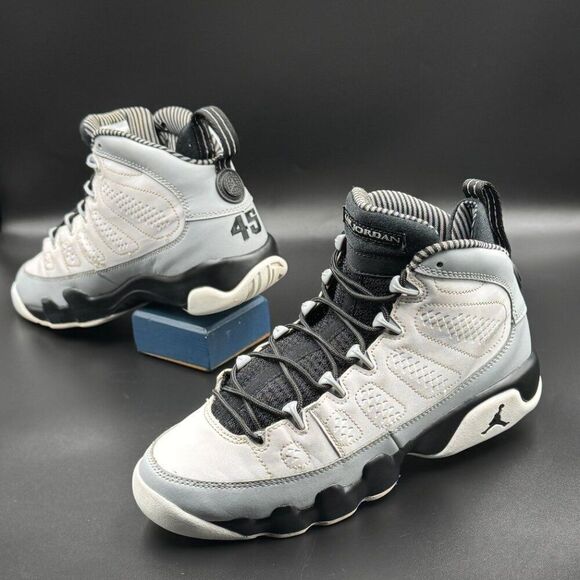 Nike Air Jordan 9 IX Retro Barons White Grey - Picture 6 of 10
